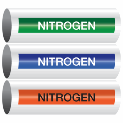 Opti-Code® Self-Adhesive Pipe Markers - Nitrogen