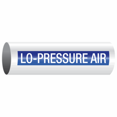 Opti-Code® Self-Adhesive Pipe Markers - Lo-Pressure Air