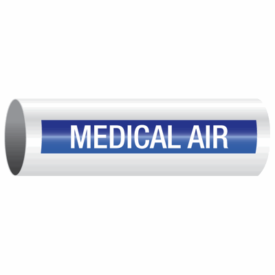 Opti-Code® Self-Adhesive Pipe Markers - Medical Air