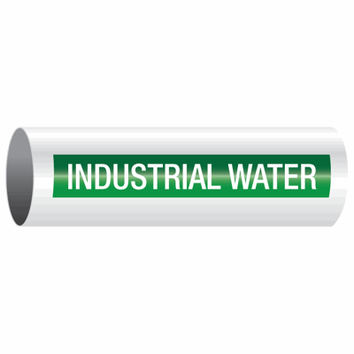 Opti-Code® Self-Adhesive Pipe Markers - Industrial Water