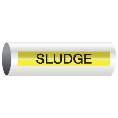 Opti-Code® Self-Adhesive Pipe Markers - Sludge