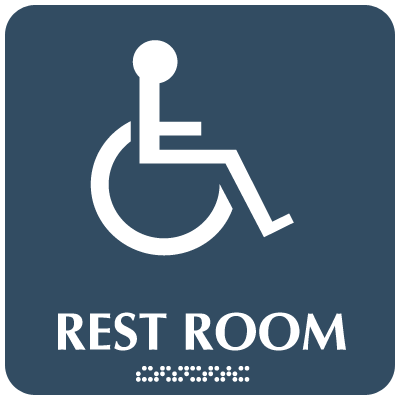 Optima ADA Handicapped Access Restroom Signs