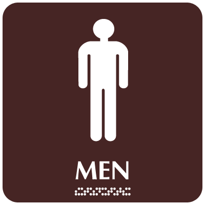 Optima ADA Men Restroom Signs