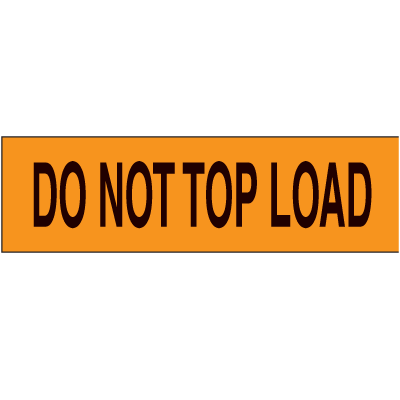Do Not Top Load Pallet Labels