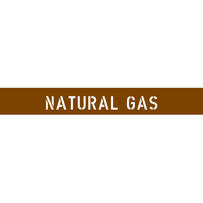 Pipe Stencils - Natural Gas