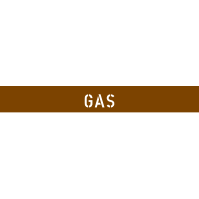 Pipe Stencils - Gas