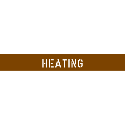 Pipe Stencils - Heating