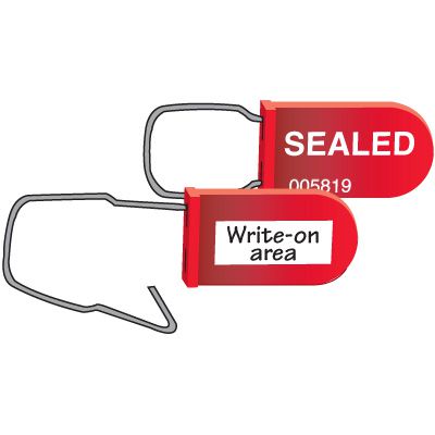 Write-On Plastic Padlock Seals
