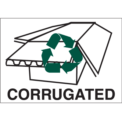 Recycling Labels - Corrugated