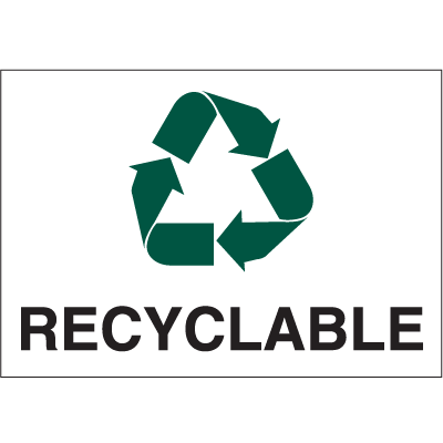 Recycling Labels - Recyclable