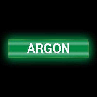 Reflective Opti-Code™ Self-Adhesive Pipe Markers - Argon