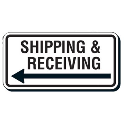 Reflective Parking Lot Signs - Shipping & Receiving
