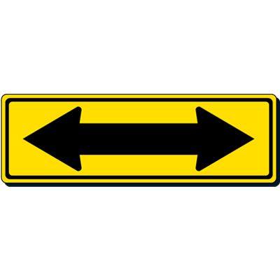 Reflective Traffic Signs - Directional Double Arrow