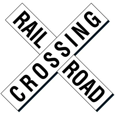 Reflective Traffic Signs - Railroad Crossing