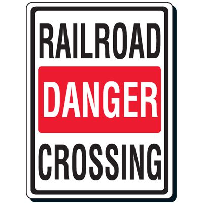 Reflective Traffic Signs - Railroad Danger Crossing