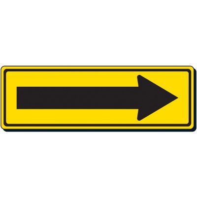 Reflective Traffic Signs - Single Right Arrow