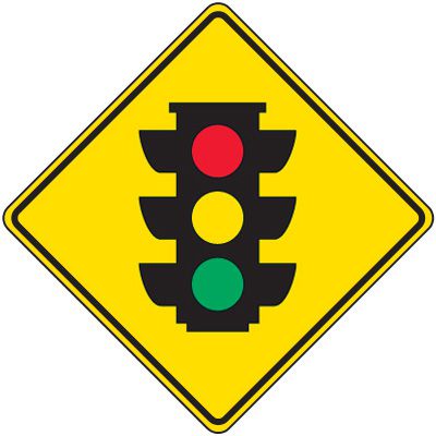Reflective Warning Signs - Traffic Signal Symbol