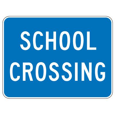 Regulatory School Zone Signs - School Crossing
