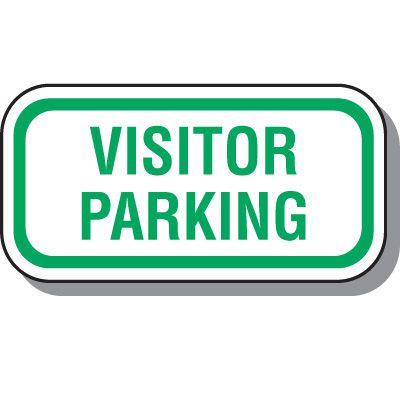 Reserved Parking Signs - Visitor Parking