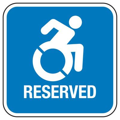 Reserved - State Handicap Signs