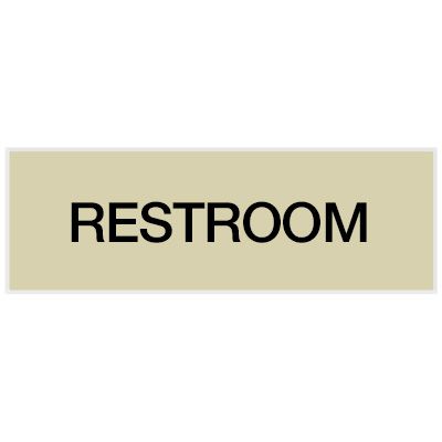 Rest Room - Engraved Standard Wording Signs