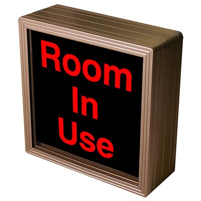 Room In Use Backlit LED Sign