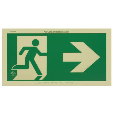 Running Man Signs - Arrow Right