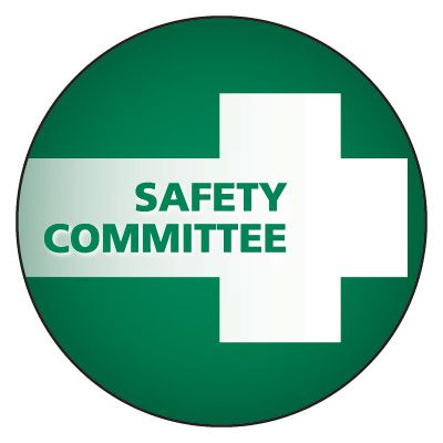 Safety Hard Hat Labels - Safety Committee