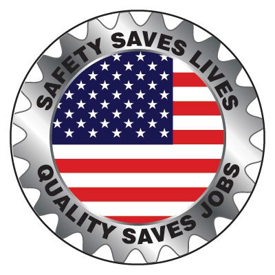 Safety Hard Hat Labels - Safety Saves Lives