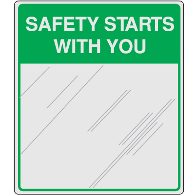 Safety Slogan Mirrors - Safety Starts With You