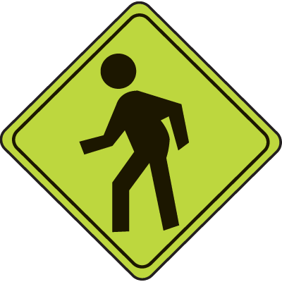 School Safety Signs - Pedestrian Graphic