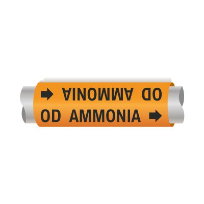 Setmark® Ammonia Pipe Markers - Oil Drain