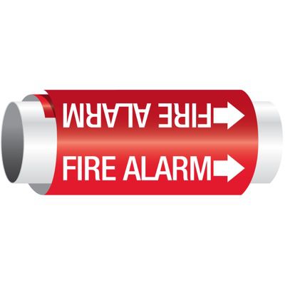 Setmark® Snap-Around Fire Protection Markers - Fire Alarm