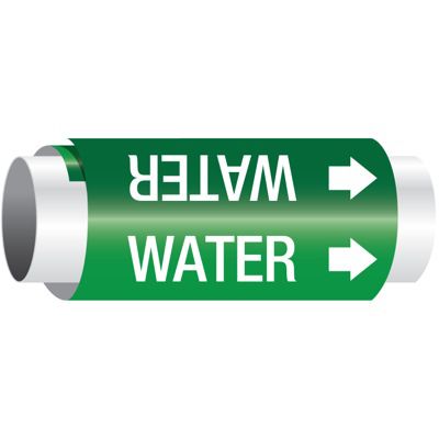 Setmark® Snap-Around Pipe Markers - Water