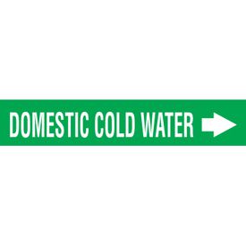 Seton Code™ Pipe Marker - Domestic Cold Water