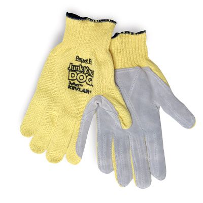 Sperian Junk Yard Dog® Leather Kevlar Gloves KV18A10050E