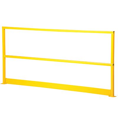 Steel Square Safety Handrails With Toeboard