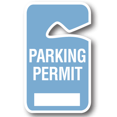 Parking Permit Stock Handicapped Parking Permits