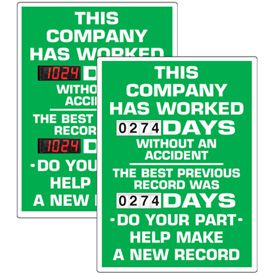 Stock Scoreboards - Company Without An Accident