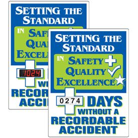 Stock Scoreboards - Days Without Recordable Accident