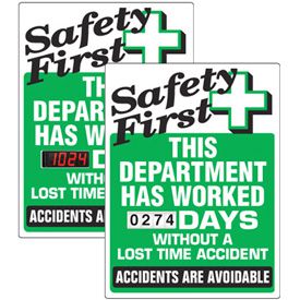 Stock Scoreboards - Safety First Department