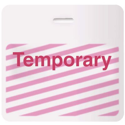 Stock TIMEbadge® - Temporary CARDbadge®