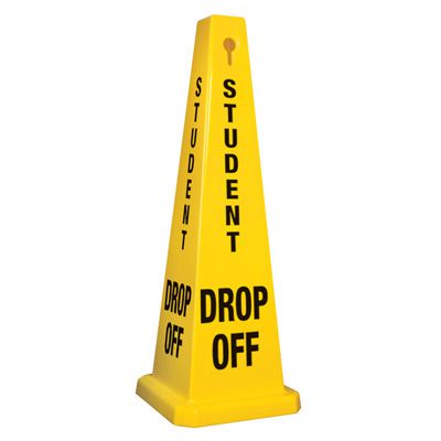 Student Drop-Off - Safety Cones