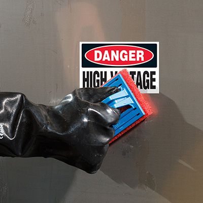 ToughWash® Labels - Danger High Voltage