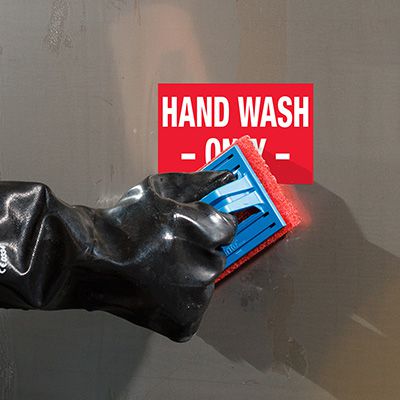 ToughWash® Labels - Hand Wash Only