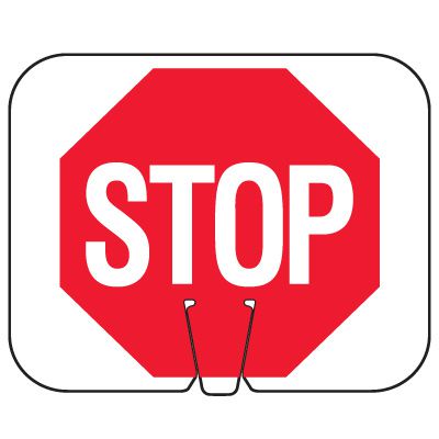 Traffic Cone Signs - Stop