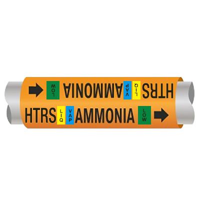 Ultra-Mark® Ammonia Pipe Markers - Hi Temp Recirc Suction