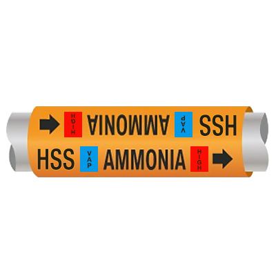 Ultra-Mark® Ammonia Pipe Markers - High Stage Suction
