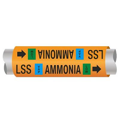 Ultra-Mark® Ammonia Pipe Markers - Low Stage Suction