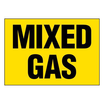 Ultra-Stick Signs - Mixed Gas